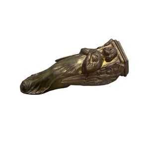 Antique Angel Brass Corner Lamp Chandelier Replacement Part